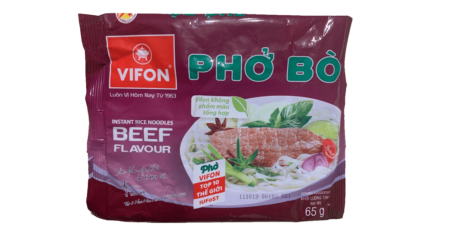 ФО НАНГ K.B.K — Пшеничная Лапша MI LAU THAI быстрого приготовления c креветкой 